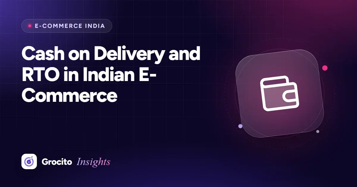 Cash on Delivery and RTO in Indian E-Commerce
