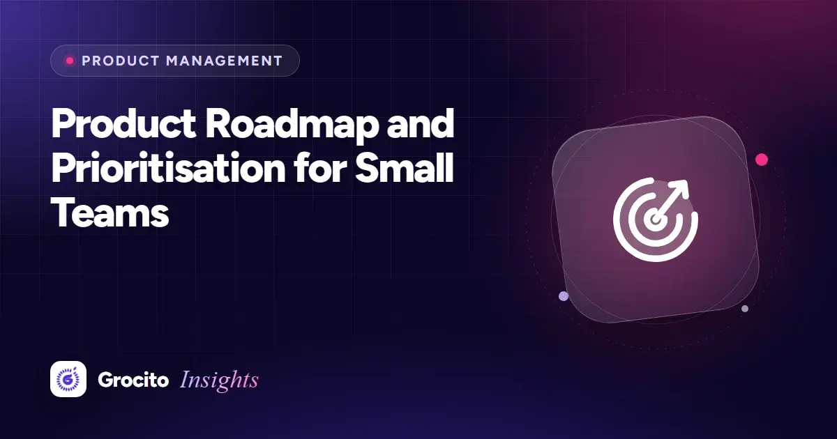 Product Roadmap and Prioritisation for Small Teams