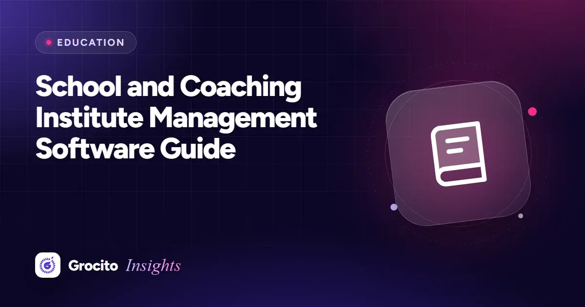 School and Coaching Institute Management Software Guide
