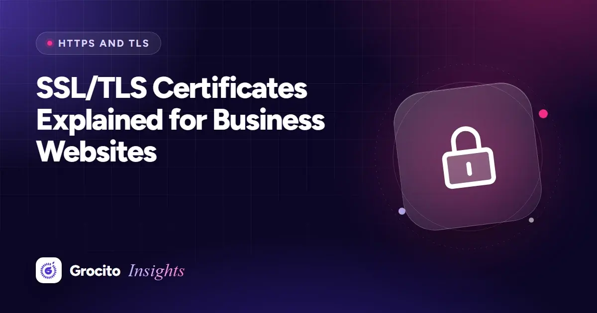 SSL/TLS Certificates Explained for Business Websites