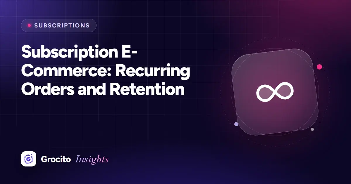 Subscription E-Commerce: Recurring Orders and Retention