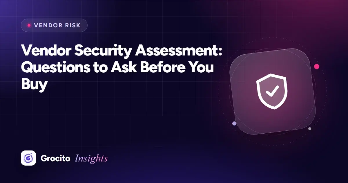 Vendor Security Assessment: Questions to Ask Before You Buy