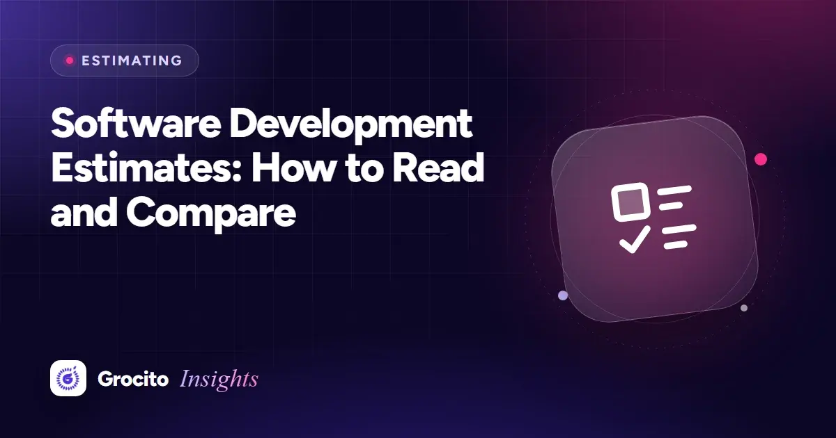 Software Development Estimates: How to Read and Compare