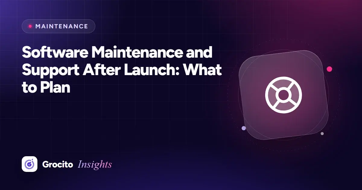 Software Maintenance and Support After Launch: What to Plan
