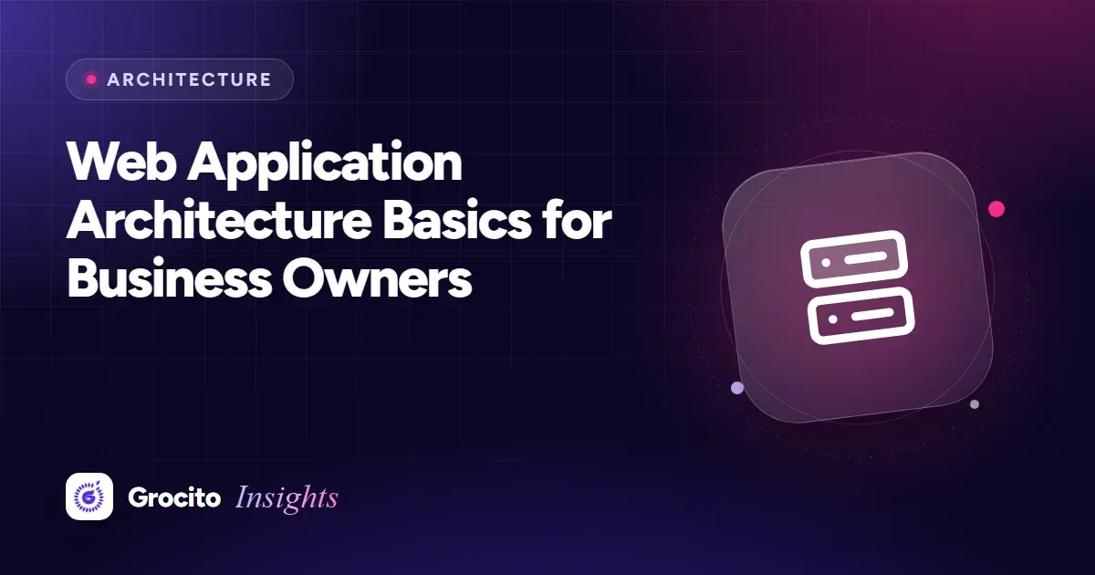 Web Application Architecture Basics for Business Owners